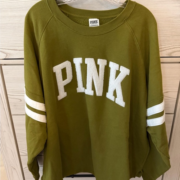 Tops - Green PINK Sweatshirt